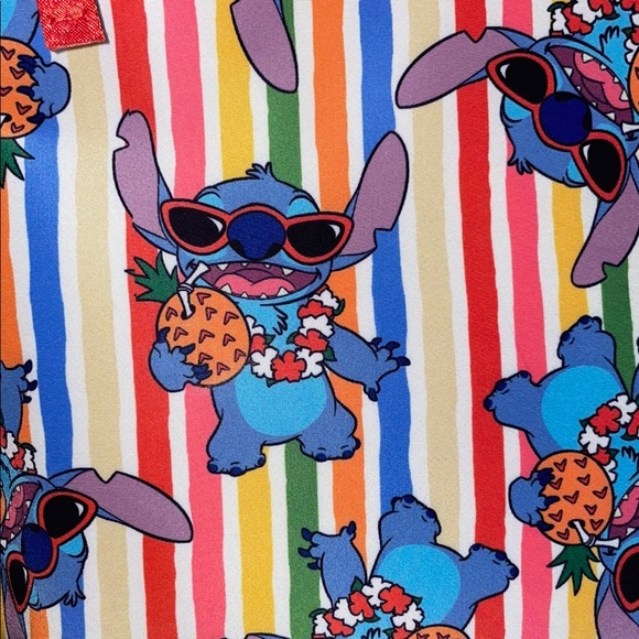 Disney Stitch Striped Cosmetic Bag - Picture 2 of 5